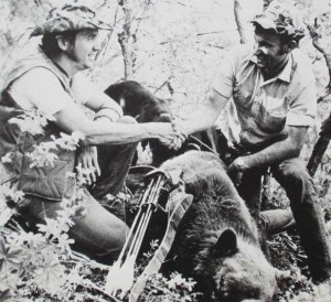 I shot my first record book bruin, a 20+ incher, in Colorado in  June of 1971. My wife and I celebrated our 11th wedding anniversary in that bear camp.