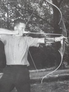 I've always enjoyed shooting bows and arrows. This early 1960s-era photo was snapped during a National Field Archery Association tourney. Target archery was fun but bowhunting was always my primary interest.